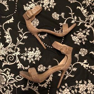 Sparkly Gold Heels